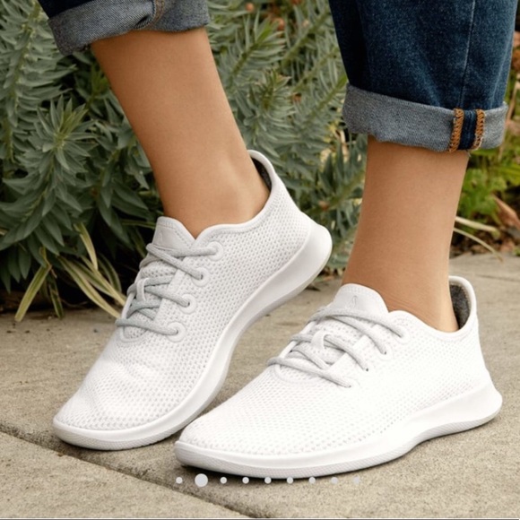 allbirds Shoes - Allbirds White Tree Runners Women's 8 Sneakers